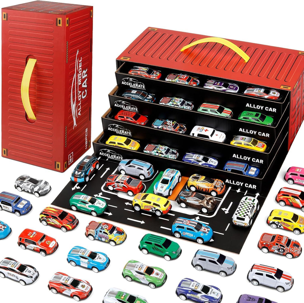 48 PCS Pull Back Mini Cars Set
