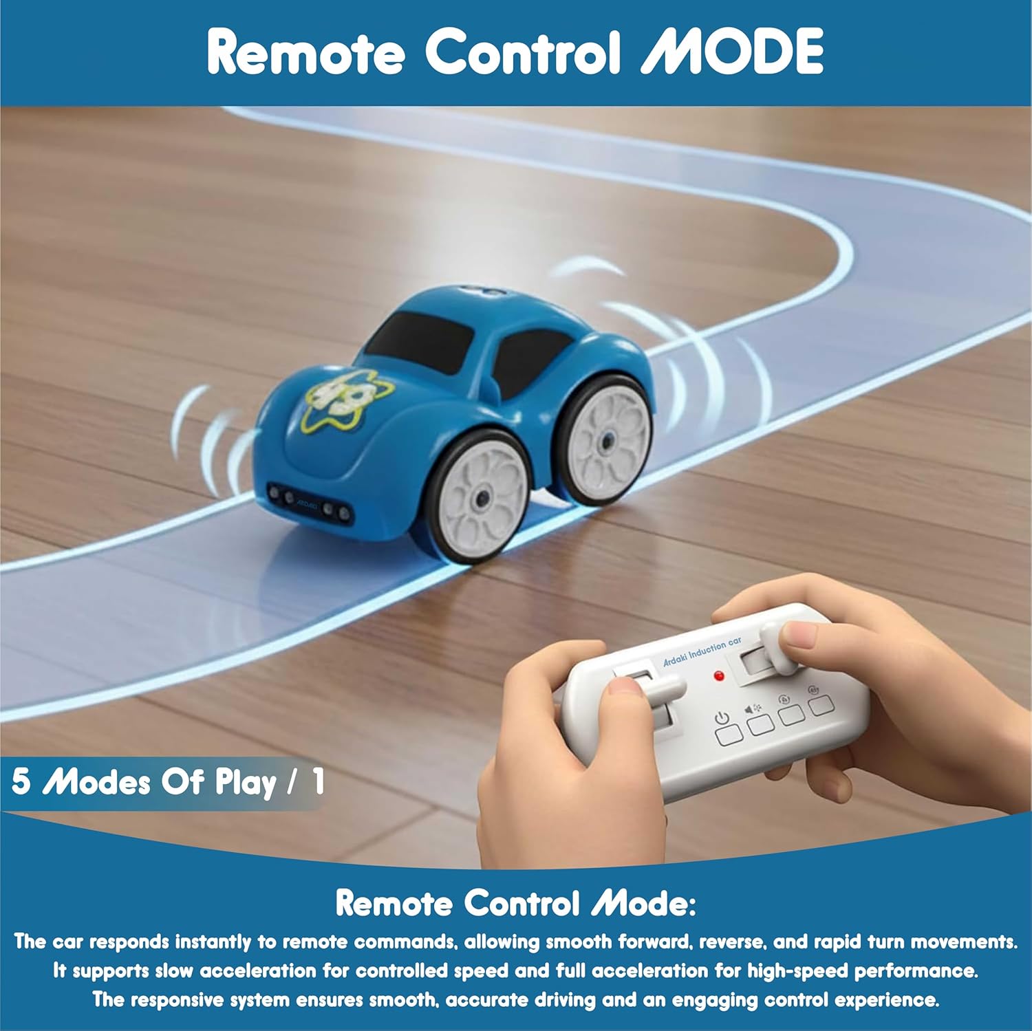 Intelligent Sensor Magic RC Car – Draw, Follow & Race!