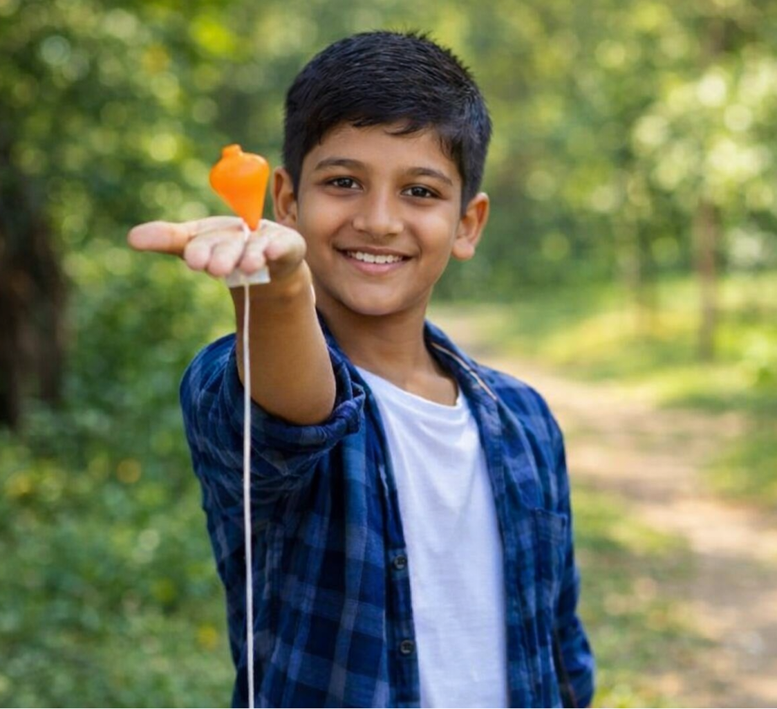 90’s Nostalgia –  2 Spinning Lattu with Rope