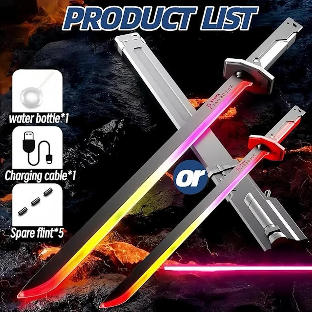 LED Smoke & Spark Anime Sword