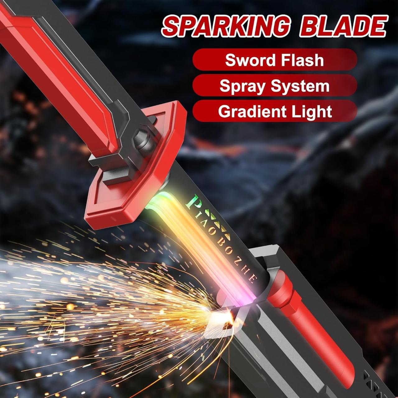 LED Smoke & Spark Anime Sword